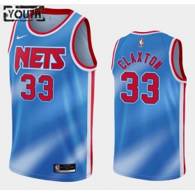 Camiseta Niños Brooklyn Nets Nicolas Claxton 33 2020-21 Nike Hardwood Classics Swingman